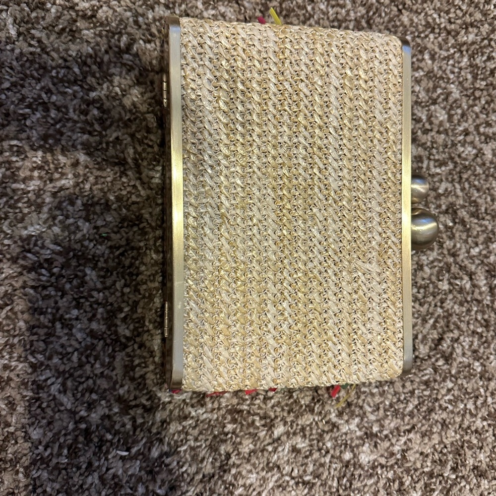 Olga Berg Carlita Carnivale Fringe Clutch - Picture 5 of 6